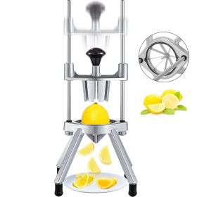 8-Section Commercial Easy Wedger Stainless Steel Blade Fruit Lime Slicer, Lemon Cutter 8 Wedges for Bar Restaurant