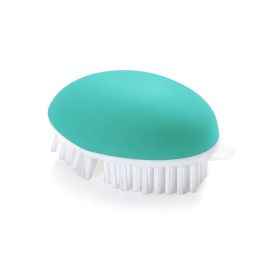 Crevice Brush Fruit And Vegetable Clean Cleaning Brush Portable Plastic Cleaning Vegetable Artifact Kitchen Gadgets Bendable (Color: black, Ships From: China)